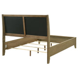 Granada Natural Pine Upholstered California King Panel Bed from Coaster - Luna Furniture