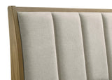 Granada Natural Pine Upholstered Queen Panel Bed from Coaster - Luna Furniture