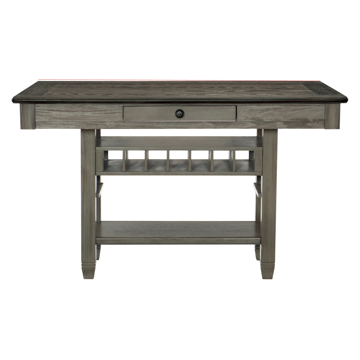 Granby Antique Gray 5-Piece Counter Height Set from Homelegance - Luna Furniture