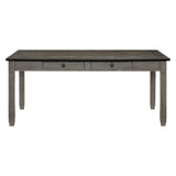 Granby Antique Gray 5-Piece Dining Set from Homelegance - Luna Furniture