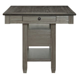 Granby Antique Gray 7-Piece Counter Height Set from Homelegance - Luna Furniture