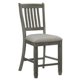 Granby Antique Gray 7-Piece Counter Height Set from Homelegance - Luna Furniture