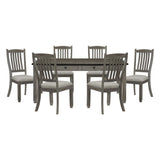 Granby Antique Gray 7-Piece Dining Set from Homelegance - Luna Furniture