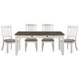Granby Antique White 5-Piece Dining Set from Homelegance - Luna Furniture