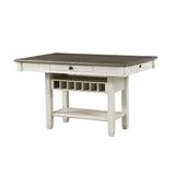 Granby Antique White 7-Piece Counter Height Set from Homelegance - Luna Furniture