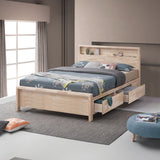 Grange White Wash Full Bed from Furniture of America - Luna Furniture