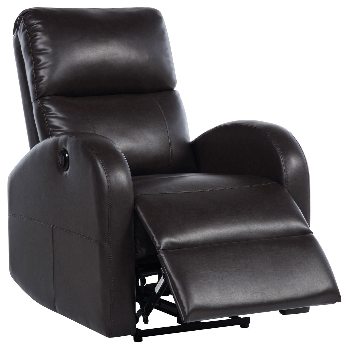 Grant Brown Upholstered Power Recliner Chair from Coaster - Luna Furniture