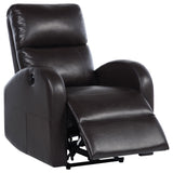 Grant Brown Upholstered Power Recliner Chair from Coaster - Luna Furniture