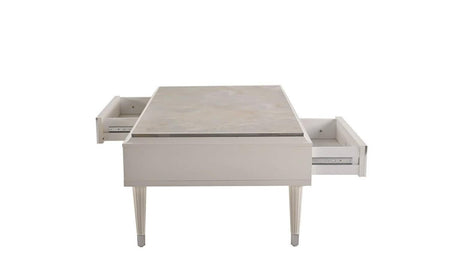 Gravita Ivory Coffee Table from Bellona - Luna Furniture