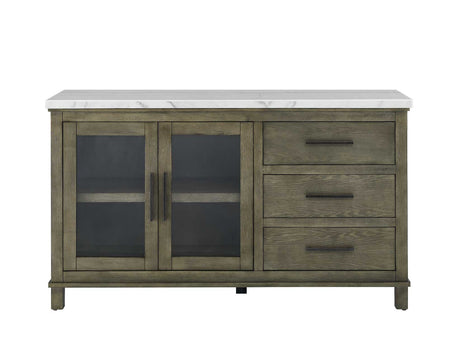 Grayson Server, White Marble Top from Steve Silver - Luna Furniture