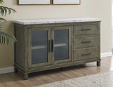 Grayson Server, White Marble Top from Steve Silver - Luna Furniture