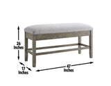 Grayson Storage Counter Bench from Steve Silver - Luna Furniture
