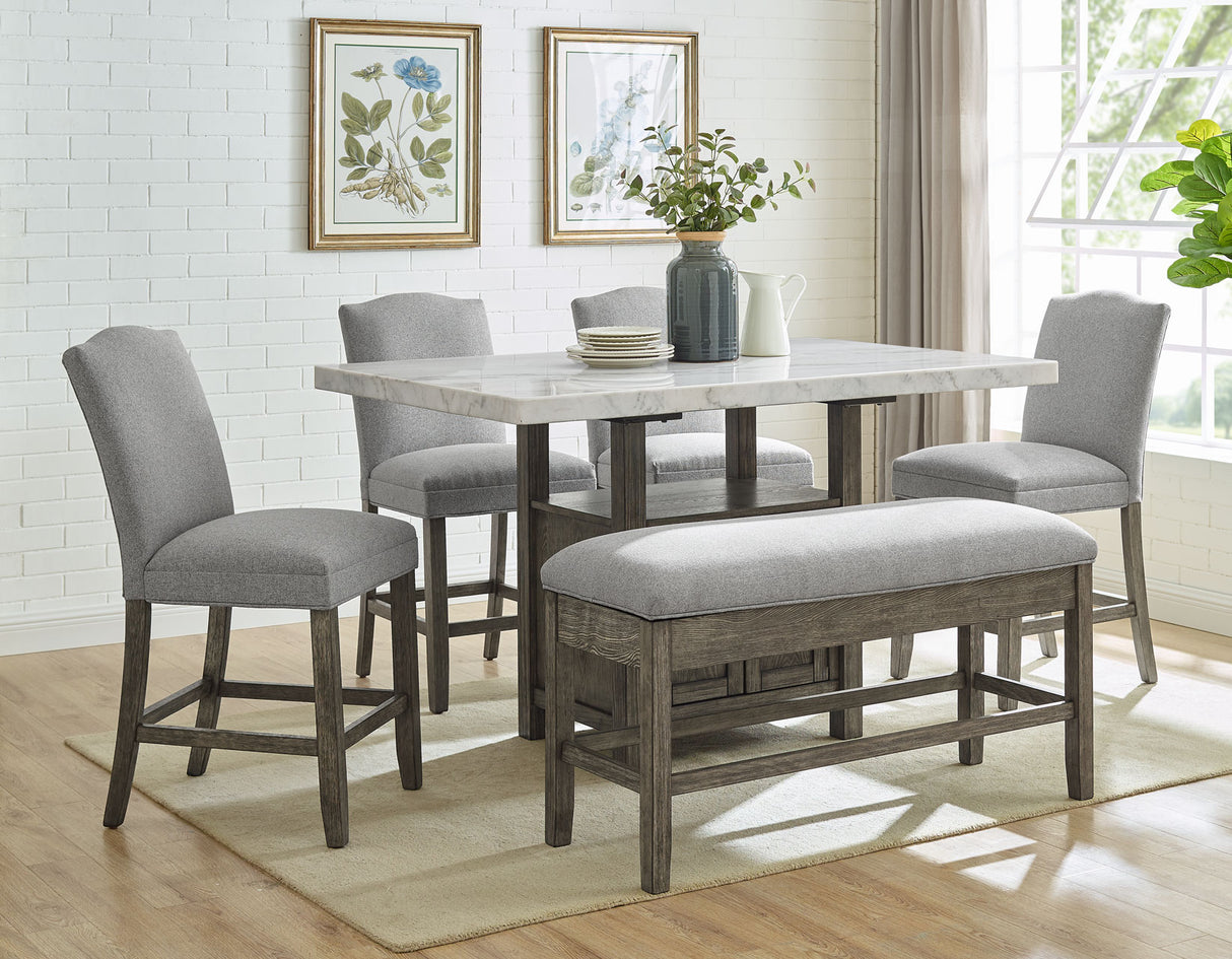 Grayson Server, White Marble Top from Steve Silver - Luna Furniture
