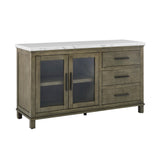 Grayson Server, White Marble Top from Steve Silver - Luna Furniture