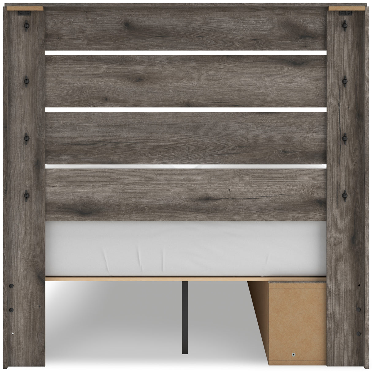 Graystorm Brown Gray Storage Panel Bedroom Set from Ashley - Luna Furniture