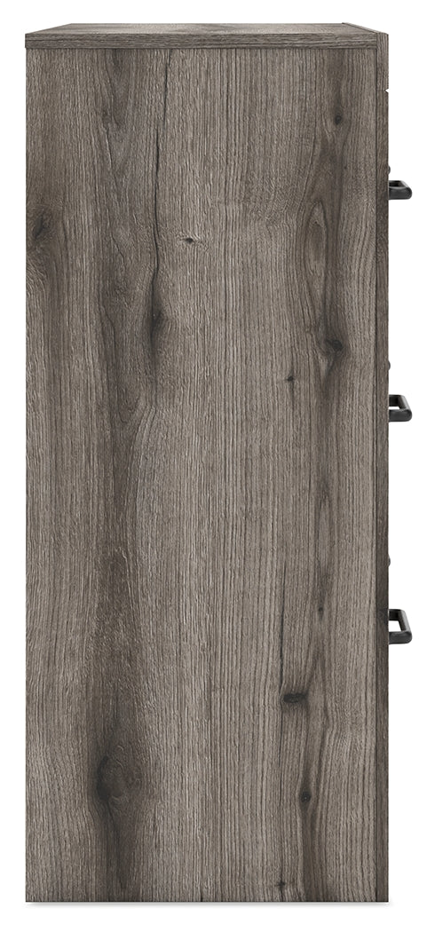 Graystorm Full Panel Bed with Dresser and Nightstand in Brown Gray from Ashley - Luna Furniture