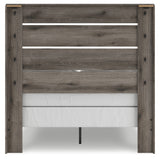 Graystorm Full Panel Bed with Dresser in Brown Gray from Ashley - Luna Furniture