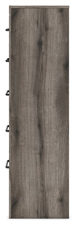 Graystorm Full Panel Bed with Mirrored Dresser, Chest and 2 Nightstands in Brown Gray from Ashley Furniture - Luna Furniture