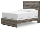 Graystorm Full Panel Bed with Mirrored Dresser, Chest and 2 Nightstands in Brown Gray from Ashley Furniture - Luna Furniture