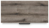 Graystorm Full Panel Bed with Storage with Mirrored Dresser, Chest and 2 Nightstands in Brown Gray from Ashley Furniture - Luna Furniture