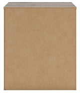 Graystorm Queen Panel Bed with Mirrored Dresser, Chest and Nightstand in Brown Gray from Ashley - Luna Furniture