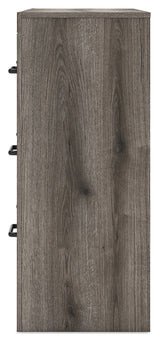 Graystorm Twin Panel Bed with Storage with Dresser and Nightstand in Brown Gray from Ashley Furniture - Luna Furniture