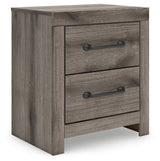 Graystorm Twin Panel Bed with Storage with Dresser and Nightstand in Brown Gray from Ashley Furniture - Luna Furniture