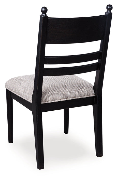 Greddinton Black Dining Chair, Set of 2 from Ashley - Luna Furniture