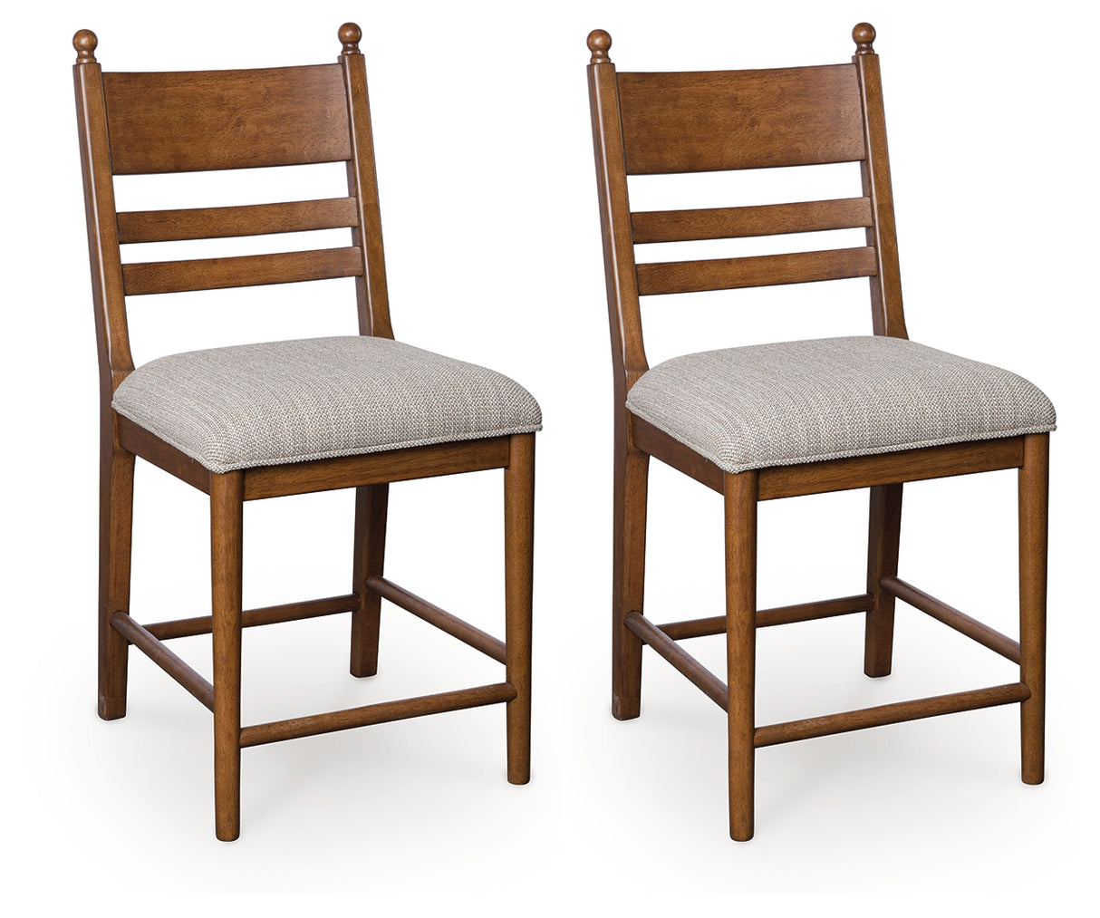 Greddinton Brown Counter Height Barstool, Set of 2 from Ashley - Luna Furniture