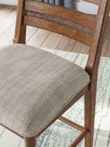Greddinton Brown Counter Height Dining Table and 4 Barstools from Ashley Furniture - Luna Furniture
