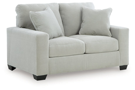 Greenbriar Smoke Loveseat from Ashley - Luna Furniture
