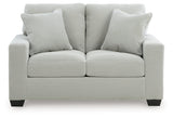 Greenbriar Smoke Loveseat from Ashley - Luna Furniture