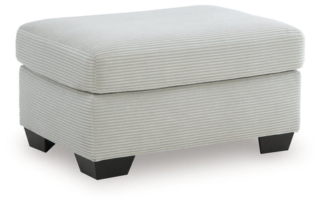 Greenbriar Smoke Ottoman from Ashley - Luna Furniture
