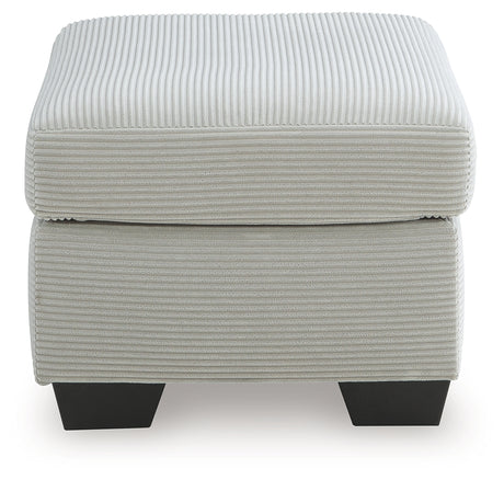 Greenbriar Smoke Ottoman from Ashley - Luna Furniture