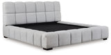 Grendusk Light Gray King Upholstered Bed from Ashley Furniture - Luna Furniture