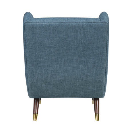 Greta Blue Accent Chair from Homelegance - Luna Furniture