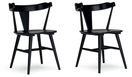 Gretlynn Black Dining Chair, Set of 2 from Ashley Furniture - Luna Furniture