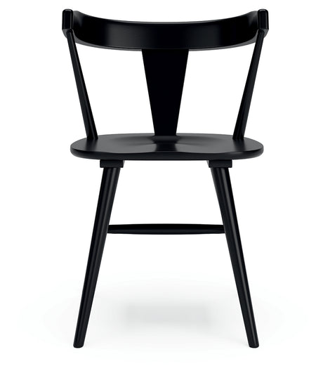 Gretlynn Black Dining Chair, Set of 2 from Ashley Furniture - Luna Furniture