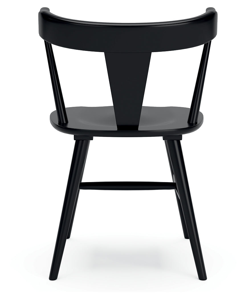 Gretlynn Black Dining Chair, Set of 2 from Ashley Furniture - Luna Furniture