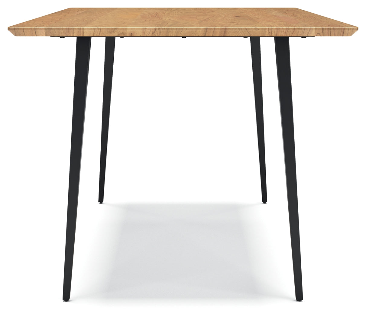 Gretlynn Black/Natural Dining Table from Ashley - Luna Furniture