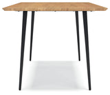 Gretlynn Black/Natural Dining Table from Ashley - Luna Furniture
