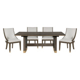Griffin Brown 5-Piece 96" Extendable Dining Set from Homelegance - Luna Furniture