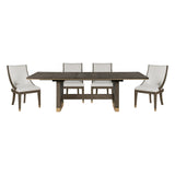 Griffin Brown 5-Piece 96" Extendable Dining Set from Homelegance - Luna Furniture