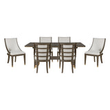 Griffin Brown 7-Piece 96" Extendable Dining Set from Homelegance - Luna Furniture