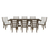 Griffin Brown 9-Piece 96" Extendable Dining Set from Homelegance - Luna Furniture