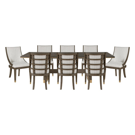 Griffin Brown 9-Piece 96" Extendable Dining Set from Homelegance - Luna Furniture