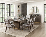 Griffin Brown 96" Extendable Dining Set from Homelegance - Luna Furniture