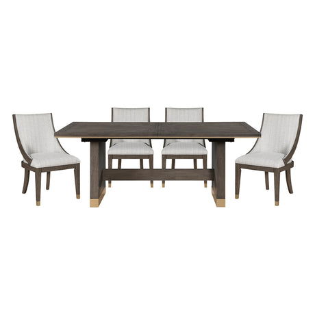 Griffin Brown 96" Extendable Dining Set from Homelegance - Luna Furniture