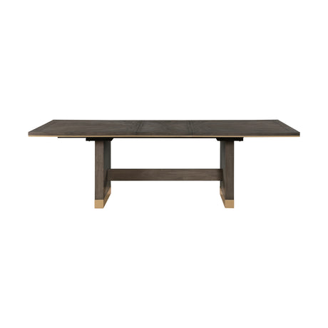 Griffin Brown 96" Extendable Dining Table from Homelegance - Luna Furniture