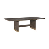 Griffin Brown 96" Extendable Dining Table from Homelegance - Luna Furniture